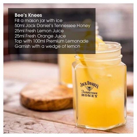 Jack Daniel Honey Mixed Drink, Jack Daniel Honey Cocktail, Jack Honey Drinks, Drinks With Jack Daniels Honey, Tennessee Honey Cocktails, Cocktails With Jack Daniels Honey, Alcoholic Drinks With Honey, Jack Daniels Tennessee Honey Recipes, Jack Daniels Honey Drinks Recipes