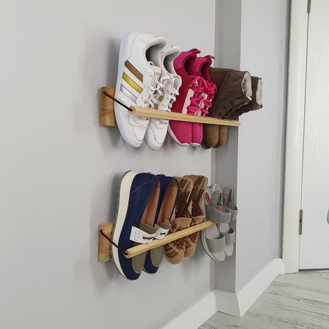 Shoe Rack Outdoor, Shoe Rack Wall, Door Shoe Storage, Shelf Door, Wall Mounted Shoe Storage, Wall Mounted Shoe Rack, Wood Shoe Rack, Vertical Doors, Shoe Rack Entryway