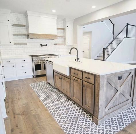 New House - Kitchen, Modern Farmhouse Kitchens, Kitchen Redo, Kitchen Style, Dream Home Design, Home Decor Kitchen, Dream Kitchen, A Kitchen, Kitchen Renovation