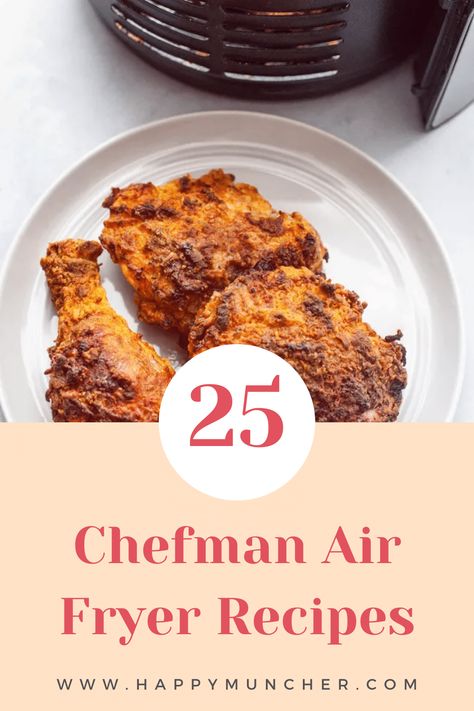 25 Easy Chefman Air Fryer Recipes – Happy Muncher Chefman Air Fryer Recipes, Chef Man Air Fryer Recipes, Chefman Multi Function Air Fryer Recipes, Air Fryer Recipes For Teens, Pampered Chef Air Fryer French Fries, Chefman Air Fryer, Air Fryer Hash Browns, Air Fryer Recipes Chicken Wings, Air Fryer Fish Recipes