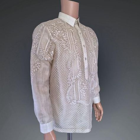 Barong Tagalog, The Philippines, Feeling Great, Suits You, Hand Embroidered, Looks Great, Philippines, Going Out, Custom Made