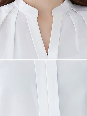 Notch Collar Shirt, Simple Wedding Gowns, Women Blouses Fashion, Look Formal, Stylish Maternity Outfits, Fashion Tops Blouse, Dress Making Patterns, Blouse Pattern Sewing, Classy Dress Outfits