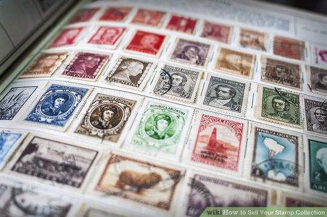 Stamp Collection Ideas, Stamp Collection Value, Postage Stamps Crafts, Stamp Values, Postage Stamp Collecting, Stamp Auctions, Postage Stamp Collection, Buy Stamps, Budgeting 101