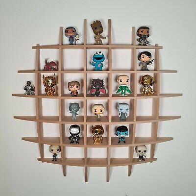 Stunning Designs Funko Pop Display Shelf, Custom Round Wall Display Unit, MDF, Pop Vinyl Storage, New Home Decor Wall Display Unit, Diy Shelf Decor, Round Wall Shelves, Round Wall Art Decor, Funko Pop Display, Wall Shelves Bedroom, Nursery Shelves, Pop Disney, Wall Shelf Decor