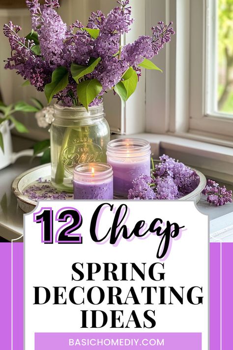 Get simple spring decorating ideas for the home on a budget and refresh for spring budget-friendly DIY decorating ideas! Get front porch decor ideas and living room spring decor, and kitchen spring decorating ideas, fireplace mantle decorating. Elevate your dining experience with a stunning dining room tablescape for the dining room table or coffee tables including farmhouse, modern, boho, and vintage styles to infuse your space with spring decor ideas including tray decor ideas. Coffee Table Tray Styling, Living Room Spring Decor, Dining Room Tablescape, Tray Decor Ideas, Mantle Decorating, Spring Decorating Ideas, Spring Decor Ideas, Home On A Budget, Decorating Ideas For The Home