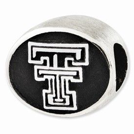 Texas Tech University Sterling Silver Collegiate Bead Brighton Bracelets, Texas Tech University, Oklahoma State University, Bow Jewelry, Texas Tech, University Of Kentucky, Crystal Charm, Jewelry Companies, Fine Jewelry Gift