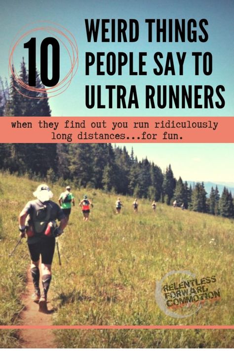 "You're running a 50K? HOW MANY DAYS IS THAT GOING TO TAKE YOU?"  and other weird things people say to ultra runners.     #Ultramarathon #Ultrarunning Ultra Runner Quotes, Ultra Marathon Quotes, Exercise Physiologist, Ultra Marathon Training, Movement Fitness, Ultra Runner, Ultra Trail, Ultra Running, Ultra Marathon