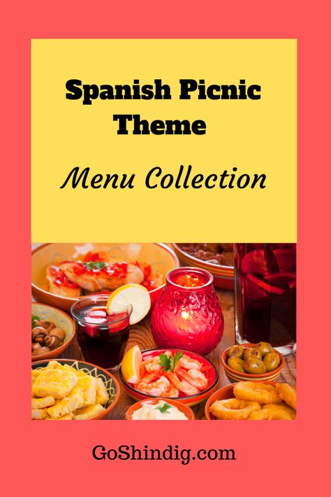 If you were to collate food items for a Spanish Tapas Picnic you are probably already on to a 'winner of a picnic' with your friends and family! This is one of our favorites to do in the Summer months, we hope you also enjoy it just as much. Spanish Picnic, Picnic Treats, Lunch Drinks, Savoury Finger Food, Picnic Desserts, Picnic Menu, Menu Recipe, Picnic Items, Entertaining Outdoors