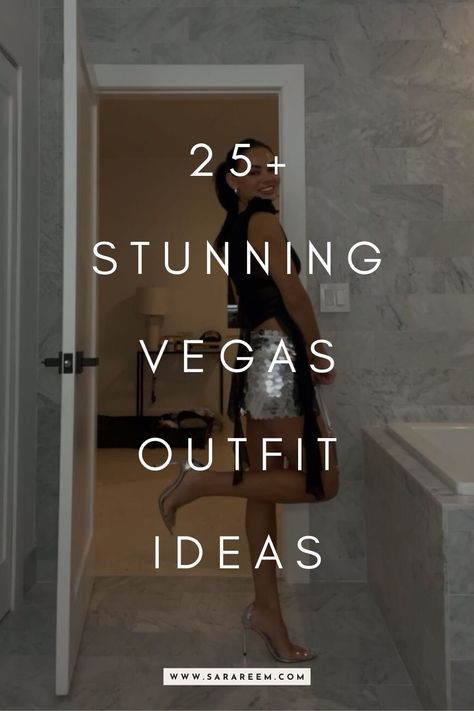 Wondering what to wear in Vegas for your upcoming trip? Check out these stunning Vegas outfit ideas for pool parties, date nights, and more! Are you planning a Las Vegas trip and wondering what to wear? I've compiled the top Vegas outfit ideas for 2024 to help you look fabulous for every part of your vacation. Whether you're lounging by the pool, dancing the night away, enjoying a romantic dinner, or exploring the city, having the right outfit is crucial. Night Out In Vegas Outfit Classy, Vegas Business Dinner Outfit, What To Wear To A Casino Party, Travel To Vegas Outfit, Going Out Vegas Outfits, Hot Vegas Outfits, Vegas Causal Outfits, Celebrity Vegas Outfit, How To Dress For Las Vegas Outfit Ideas