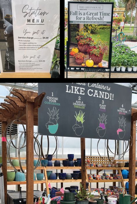 Winter work - Garden Center Retail Center Display, Garden Center Ideas, Plant Sales Display, Garden Center Ideas Display, Garden Center Displays Retail Ideas, Garden Centre Displays, Garden Center Signage, Interactive Table, Kaktus Dan Sukulen