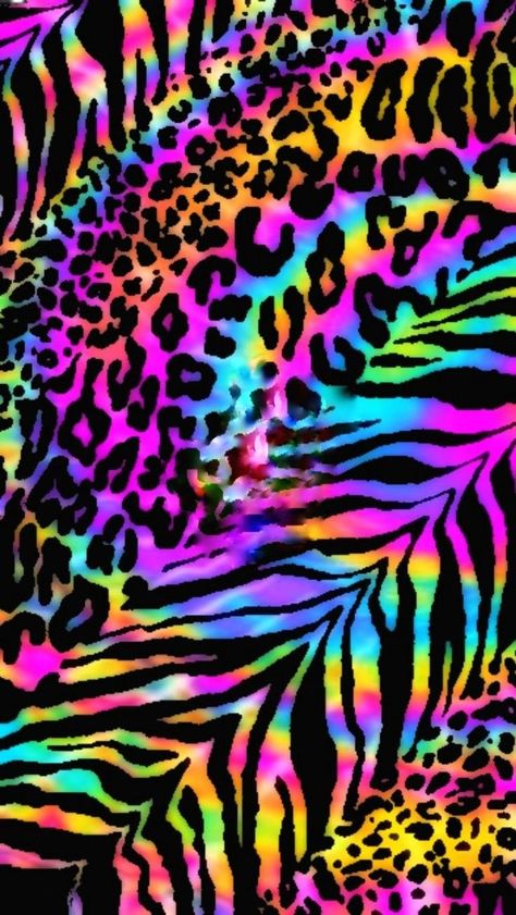 Lisa Frank Art Style, Lisa Frank Cheetah Print, Lisa Frank Pattern, Trippy Background Aesthetic, Lisa Frank Aesthetic, Lisa Frank Leopard, Lightning Bolt Wallpaper, Scenecore Wallpaper, Rainbow Goth