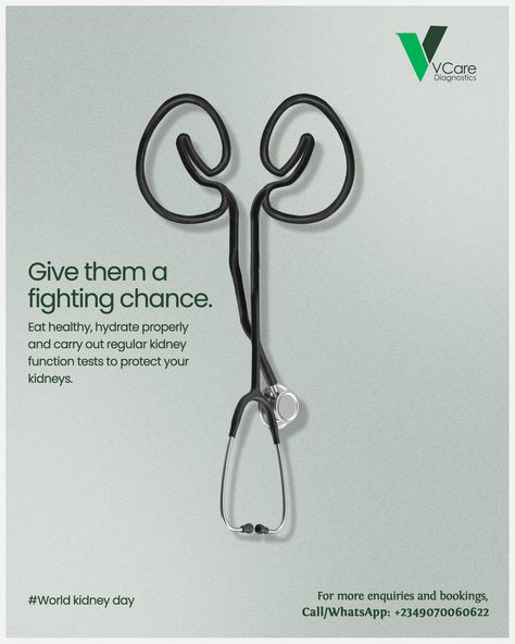 World Kidney Day Creative Ads, Kidney Creative Ads, Urology Creative Ads, Hospital Ads, World Kidney Day, Medical Brand, Healthcare Advertising, Posters Layout, Event Invitation Design