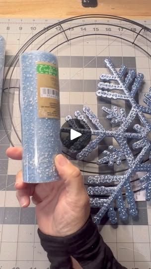 39K views · 634 reactions | DIY Winter Wonderland Snowflake Wreath❄️  #holliehobbies #christmaswreath #winterwonderland #diychristmasdecor #christmasdiy #diyholiday #snowflakes #DIYHolidayDecor | Hollie Hobbies Easy Mesh Wreath, Diy Snowflake Wreath, Diy Winter Wonderland, Winter Wonderland Wreath, Diy Deco Mesh Wreath, Diy Valentines Day Wreath, Winter Wreath Diy, Deco Mesh Wreaths Diy, Winter Wonderland Decorations