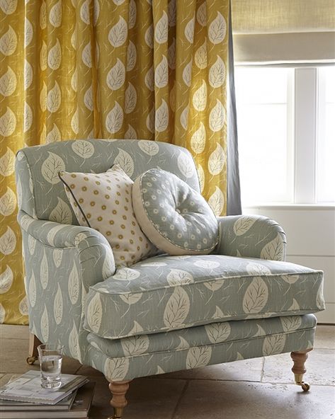 Country Armchair, Vanessa Arbuthnott, Upholstered Chairs Fabric, Traditional Armchairs, Traditional Sofa, Ikea Chair, Traditional Chairs, Traditional Furniture, Diy Chair