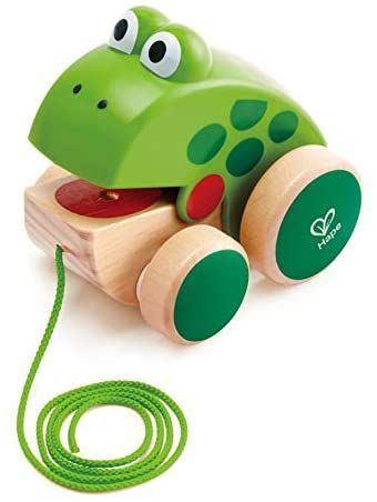 Frog Toy, Hape Toys, Lifecycle Of A Frog, Pull Along Toys, Wooden Wheel, Traditional Toys, Gross Motor, Gross Motor Skills, Pull Toy