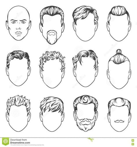 Set Of Hand Drawing Men Hairstyles Illustration Stock Illustration - Image: 73722993 Male Hairstyles Drawing, Hairstyles Illustration, Men Illustration, Drawing Male Hair, Drawing Men, Drawing Male, Man Drawing, Male Hair, Man Illustration