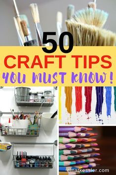 Dollar Store Organizing, Stencil Furniture, Diy Crafts Hacks, Craft Room Organization, Crafts Hacks, Top Recipes, Diy Arts And Crafts, Diy Projects To Try, Hobbies And Crafts