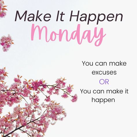 Monday Engagement Post, Mindful Monday Quotes, Monday Motivation Design Ideas, Monday Reminder Motivation, Never Miss A Monday Motivation, Excuses Make Today Easier But Tomorrow Harder Quote, Monday Motivation Design, Business Opportunities Quotes, Whiteboard Quotes