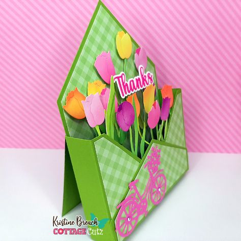 Envelope Box Card ☆ CottageCutz Envelope Box Card, Mixed Up Crafts, Mail Envelope, Fancy Fold Card Tutorials, How To Make An Envelope, Envelope Box, Pop Up Box Cards, Memorial Day Sale, Treat Holders