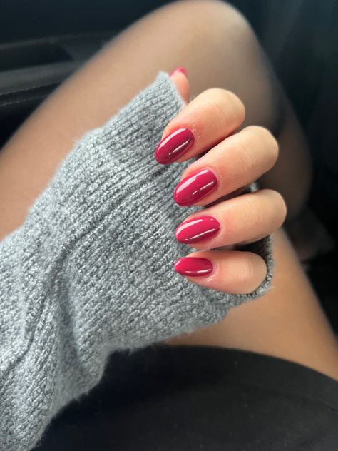 Cranberry Pink Nails, Pale Red Nails, Soft Red Nails, Pinky Red Nails, Reddish Pink Nails, Cherry Pink Nails, Pinkish Red Nails, Red Purple Nails, Berry Pink Nails