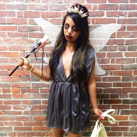 EVIL TOOTH FAIRY Dark Tooth Fairy Costume, Tooth Fairy Costume Scary, Creepy Tooth Fairy Costume, Zombie Fairy Costume, Evil Tooth Fairy Costume, Dead Fairy Costume, Scary Tooth Fairy Costume, Tooth Fairy Halloween Costumes, Scary Tooth Fairy