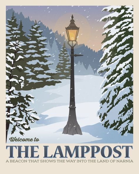 Mr Tumnus, The White Witch, Lucy Pevensie, Narnia 3, The Chronicles Of Narnia, Better Things, Retro Travel Poster, White Witch, Cs Lewis