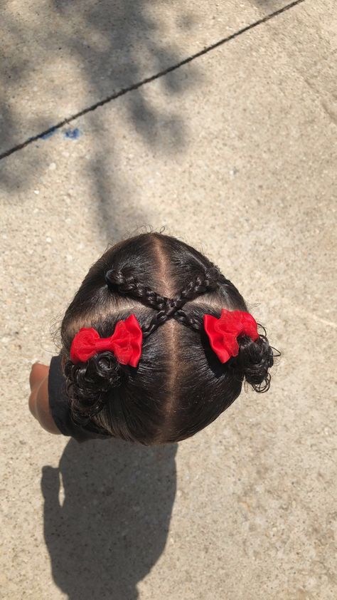 Easy Infant Hairstyles Black, Cute Infant Hairstyles, Mixed Kids Hairstyles Girls Easy, Mixed Girls Hair Styles, Easy Baby Girl Hairstyles, Daughter Hairstyles Short Hair, Easy Black Toddler Hairstyles Girl, Easy Kid Hairstyles Black, Hairstyles For One Year Old Baby Girl