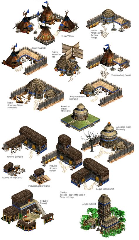 Assorted Building Sets - Age of Kings Heaven Forums Fantasy Map Making, Isometric Map, Building Concept, Isometric Art, Age Of Empires, Fantasy City, Chinese Architecture, Fantasy Map, Minecraft Designs