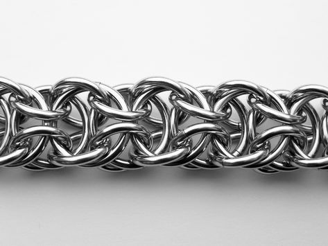 FREYJA CHAIN CHAINMAILLE CHAINMAIL CHAIN MAILLE WEAVE PATTERN Chainmail Bracelet Pattern, Basic Chainmail Patterns, Chainmaille Tutorial Free, Make Chainmail, 4 In 1 Chainmail Pattern, Viking Chainmail, Chainmail Diy, Chainmaille Tutorial Free Chain Mail, Chain Maille Jewelry Weave Got Maille