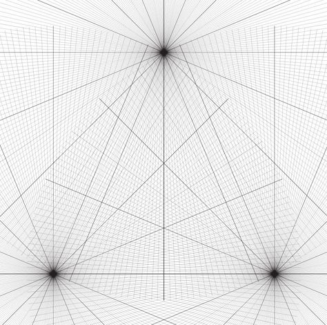 How To Draw Perspective, 5 Point Perspective, Grid Graphic Design, Draw Perspective, Drawing Reference Photos, Perspective Grid, 3 Point Perspective, Three Point Perspective, Scott Robertson