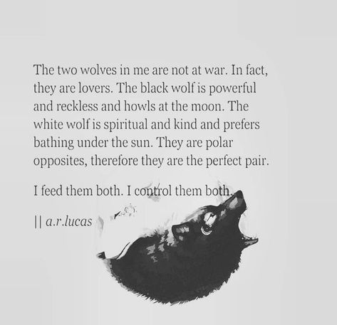 Wolf Quotes Love, Wolf Quotes Wisdom, 2 Wolves Tattoo, Wolf Love Quotes, Two Wolves Quote, Wolves Aesthetic, Wolf Poem, Wolves Quotes, Two Wolves Tattoo