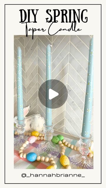 Hannah Brianne on Instagram: "Spring Taper Candles! 🌸🌼 This is the easiest DIY to bring a little more Spring into your life! All you need is any colored taper candle, and some Sharpie paint pens!

#springdiy #easterdiy #springdecor #easterdecor #easteridea #easterhost #easterhosting #easter #springhomedecor #springtime #summerdecor #summer #summerdiy #fyp" Easter Hosting, Colored Taper Candles, Sharpie Paint Pens, February 22, Spring Diy, Spring Home Decor, Summer Diy, Taper Candles, Paint Pens