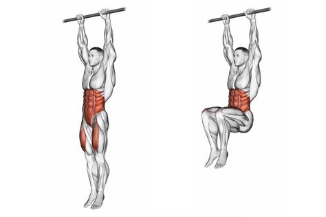 Core Exercises For Men, Best Core Exercises, Lower Back Injury, Exercises For Men, Hanging Leg Raises, Best Core Workouts, Ab Workout Challenge, Ab Workout Men, Reverse Crunches