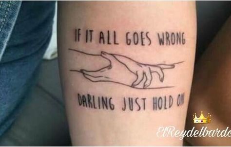 Just hold on Louis tomlinson tatoo❤ Tatuajes Harry Styles, One Direction Tattoos, Feminist Tattoo, 16 Tattoo, On Tattoo, Inner Arm Tattoo, Harry Styles Tattoos, Inspiration Tattoos, Tattoos For Daughters