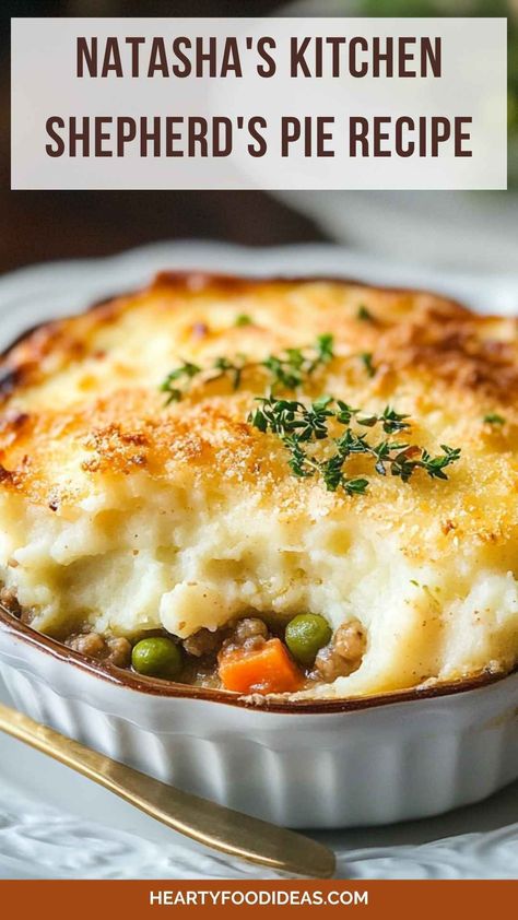 Natasha’s Kitchen Shepherd’s Pie Recipe – Hearty Food Ideas Natasha’s Kitchen Shepherds Pie, Healthier Shepherds Pie Recipe, Shepherds Pie With Lamb, Shepherd’s Pie Recipe, How To Make Shepherd's Pie Recipe, Vegetarian Shepherd's Pie, Sheperd Pie Recept, Mini Shepards Pie, Sheapards Pie