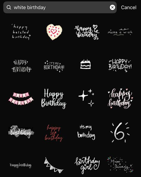 PART 49 — another batch of instagram story sticker / gif ideas for birthdays ⋆. 𐙚 ˚ 1. Go to IG story 2. Tap sticker icon 3. Search keywords 4. Choose gifs and adjust based on your preference 5. Post your IG story! Drop your questions below and i will try to answer ⋆. 𐙚 ˚ #instagramstory #igstoryideas #instagramstickers #instagramtips #fyp #margesn #instagramstory #happybirthday Birthday Gifs Instagram, Birthday Gifs Instagram Ideas, Gif Story Instagram Ideas, Birthday Gif Instagram, Ig Gif Ideas, Gifs Instagram Ideas, Insta Gif, Instagram Story Sticker, Ig Gif