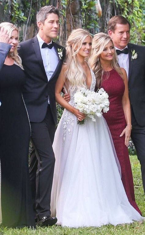 Lauren And Arie Wedding, Lauren Luyendyk, Hilltop Wedding, Lauren Burnham, Christina Anstead, Arie Luyendyk Jr, Celebrity Brides, Hamilton Wedding, S Wedding Dress