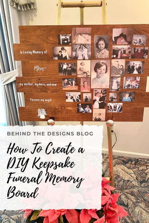 Celebration Of Life Memorial Ideas Pictures Photo Displays, In Memory Of Board Ideas, How To Make A Memorial Picture Board, Diy Memory Board Ideas, Photo Displays For Funerals, Picture Memory Boards, Celebration Of Life Memory Board, Celebration Of Life Photo Board, Memory Boards For Funerals Ideas