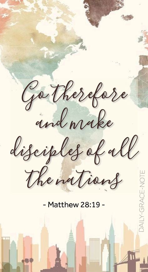 Go And Make Disciples Wallpaper, Go Make Disciples Of All Nations, Go And Make Disciples Of All Nations, Matthew 28:19, Go Therefore And Make Disciples, Go And Make Disciples, Matthew 28 19, God Speaks, Daily Grace