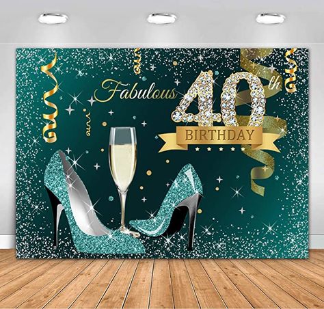 40th Birthday Themes, Happy 55th Birthday, Birthday Party Props, 40th Birthday Party Decorations, 50th Birthday Party Decorations, 50th Birthday Decorations, 40 And Fabulous, Forty Birthday, 40th Birthday Decorations