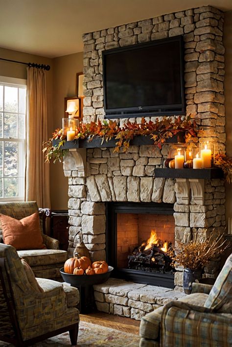 Fall Furniture , Autumn Cozy Fall ,Decor Easy Fall ,
Decor Neutral Fall ,Decor Fall ,Decor Inspiration ,Fall Decor Ideas Autumn Fireplace Decor, Fall Fireplace Decor Mantles, Autumn Fireplace, Walnut Wood Kitchen, Autumn Mantel, Fireplace Decor Ideas, Cherry Wood Kitchens, Fall Apartment Decor, Fall Fireplace Decor