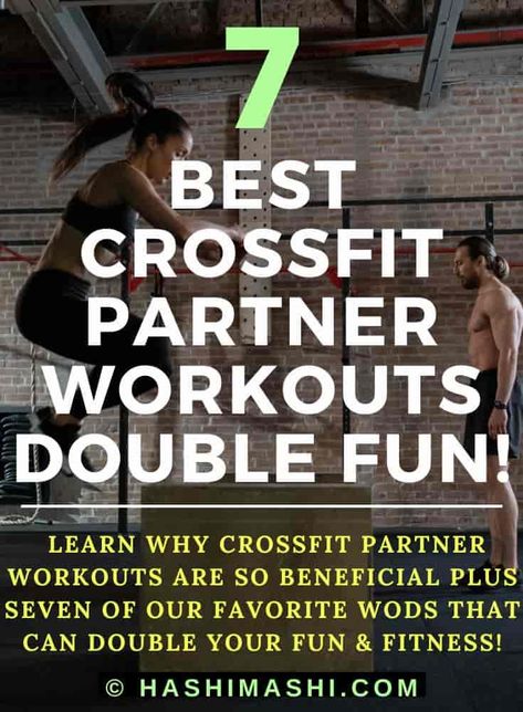 Partner CrossFit WODs - Discover why CrossFit partner workouts are so beneficial, plus seven of our favorite WODs that can double your fun and fitness.

crossfit partner workouts | crossfit partner wods | partner crossfit wods | partner crossfit workouts | crossfit partner workout | partner crossfit wod | crossfit partner wod Partner Wod Emom, Partner Bootcamp Workout, Fun Partner Workouts, Partner Workouts Crossfit, Partner Hiit Workout, Full Body Partner Workout, I Go You Go Workout, Partner Circuit Workout, Team Workouts Crossfit