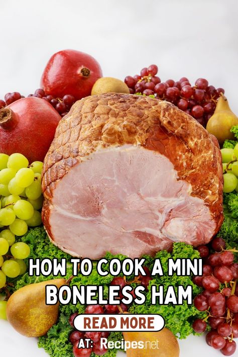 Go to Recipes.net and Learn How To Cook A Mini Boneless Ham with our essential cooking hacks for ham dinner ideas. Perfect for food lovers, this recipe satisfies food cravings and showcases versatile ham uses. Explore creative food ideas with pork dinner recipes that are easy to prepare in the oven. Whether you're planning a holiday feast or a weeknight dinner, this dish offers delicious flavors and simplicity. Elevate your meal with tender and juicy ham that will become a family favorite. Gruyere Sandwich, Cook A Ham, Boneless Ham, Pineapple Chutney, Roasted Ham, Apple Chutney, Easter Dishes, Grilled Ham, Easter 2024