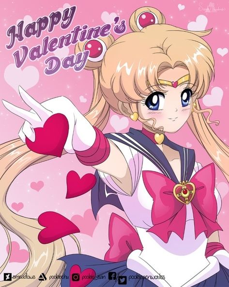 Sailor Moon Valentines, Valentines Pfp, Sailor Moon Characters, Happy Valentine's Day, Happy Valentines, Happy Valentine's, White Hair, Sailor Moon, Valentine's Day