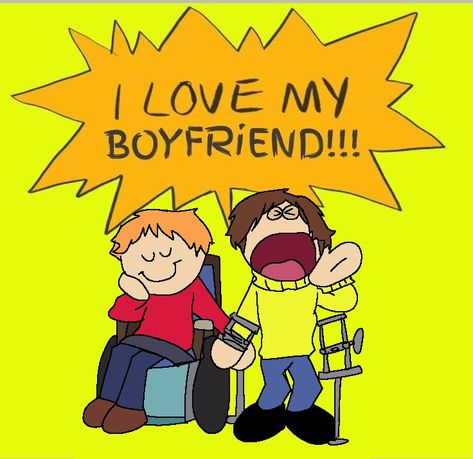 Jimmy And Timmy South Park, Jimmy X Timmy South Park, Timjim South Park, Timmy South Park, Timmy Burch, Jimmy Valmer, Four Kids, Love My Boyfriend, South Park