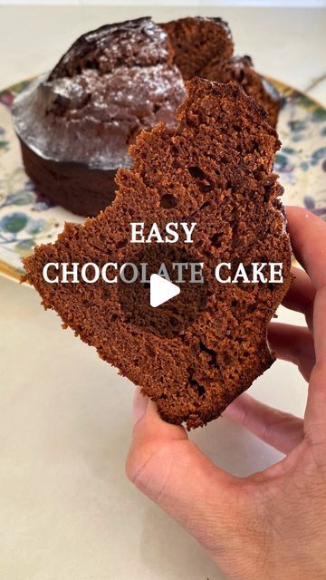 Katja Jurgenschellert on Instagram: "EASY CHOCOLATE CAKE 🍫Recipe below 👇 
 
I recently shared the spongest vanilla sponge, and due to popular request, here’s the equally easy chocolate version. 

To make one cake (7 inch / 18 cm spring form), you’ll need:
👉 120g butter 
👉 395g condensed milk
👉 2 eggs
👉 140g self rising flour 
👉 40g unsweetened cocoa powder 

1. Whisk together flour and cocoa powder, then add in condensed milk, eggs and butter and whisk until fully combined
2. Butter your cake mould, then pour the dough inside and bake it for 45-60 minutes at 180C / 350F. 
Check with a tooth pick if it’s ready at 45 mins. You may want to cover it so it doesn’t get too dark 

FOLLOW @kayoukitchen for simple and delicious recipes EVERY WEEK 😋

Enjoyyy,
Katja 🥰
#chocolatecake #easybak Easy Chocolate Cake Recipe, Spring Form, Choc Cake, Tooth Pick, Unsweetened Cocoa Powder, Chocolate Cake Recipe Easy, Easy Chocolate Cake, One Cake, Vanilla Sponge