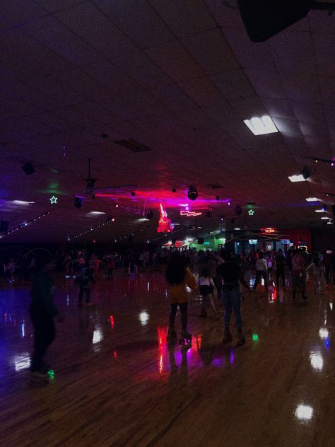 low exposure skating rink aesthetic Skating Rink Aesthetic, Skating Place, Roller Skating Rink, Skate Aesthetic, Love Radio, Retro Roller Skates, Low Exposure, Skating Aesthetic, Roller Rink