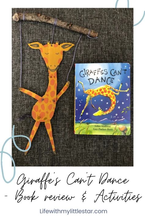 Giraffes Cant Dance Activities, Giraffes Cant Dance, Dance Books, Dance Crafts, Story Sack, My Little Star, Review Activities, Group 2, Animal Activities