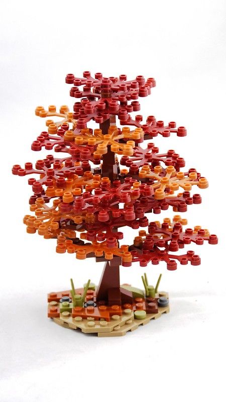 Autumn Tree | The monthly mini competition on merlins-beard … | Flickr Lego Tree, Lego Village, Lego Halloween, Lego Club, Lego Sculptures, Lego Activities, Lego Modular, Lego Craft, Lego Creative