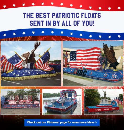 Best 4th of July Patriotic Parade Floats July 4 Parade Float Ideas, Usa Parade Float Ideas, July 4th Float Ideas, 4th Of July Parade Ideas, Veterans Parade Float Ideas, Memorial Day Float Ideas, Patriotic Float Ideas, Patriotic Floats Parade Ideas, Memorial Day Parade Float Ideas